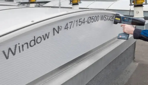 超大图案超高字体，EBS260手持喷码机是如何做到完美喷印的？