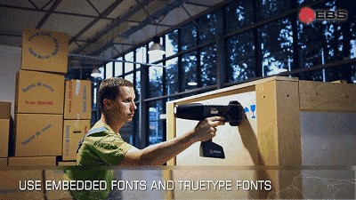 EBS260手持式喷码机，实现仓储物流智能化管理