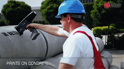 手持式喷码机——EBS260快速对混凝土管桩多样化标识